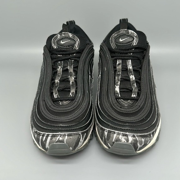 Nike Air Max 97‎ Black Grey Running Shoes 917646-005 Women's Sz 7 - Picture 2 of 10